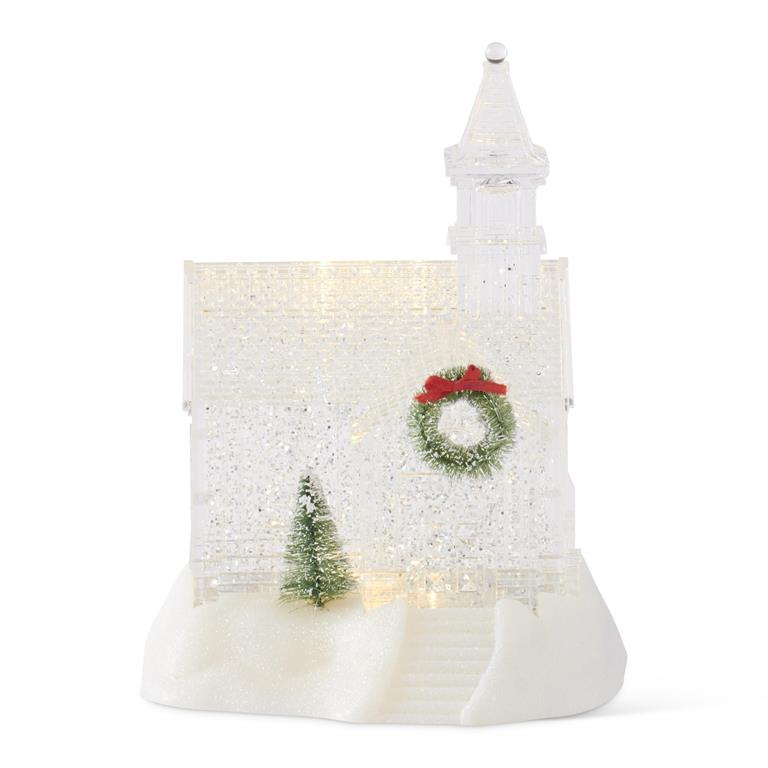 12.25" Cardinal Water Spinning LED Snow Globe – Lighted Christmas Décor with Timer