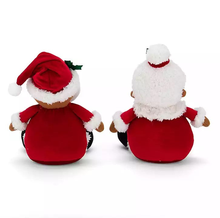 Mr. & Mrs. Claus Plush Set – 2-Piece Christmas Decorations