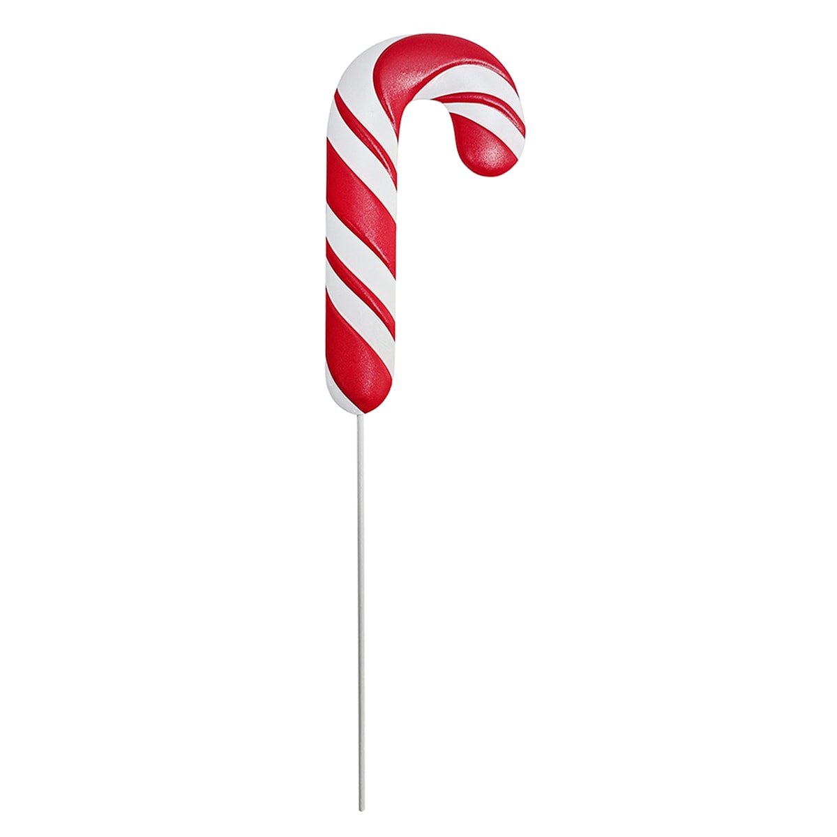 12″ Peppermint Swirl Candy Cane Pick – Festive Holiday Décor Accent