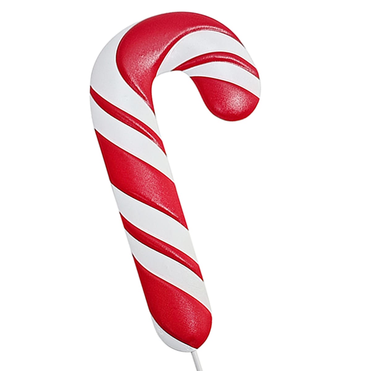 12″ Peppermint Swirl Candy Cane Pick – Festive Holiday Décor Accent
