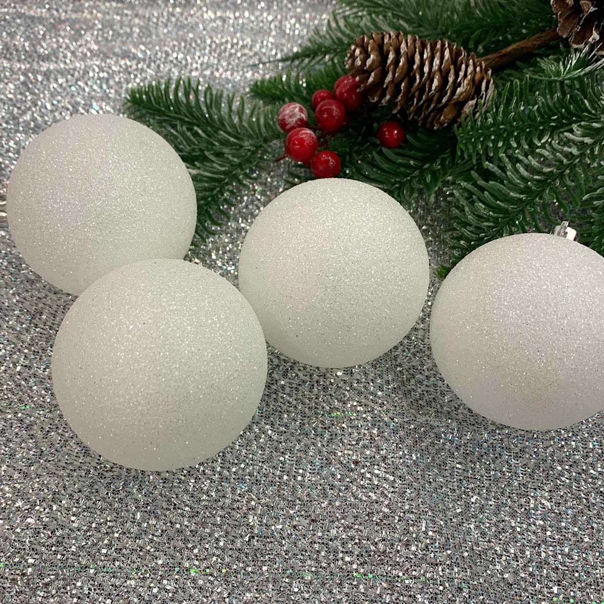 16-Count Mix Shatterproof 2.75" Ornaments – Matte, Gloss & Glitter Holiday Ball Set