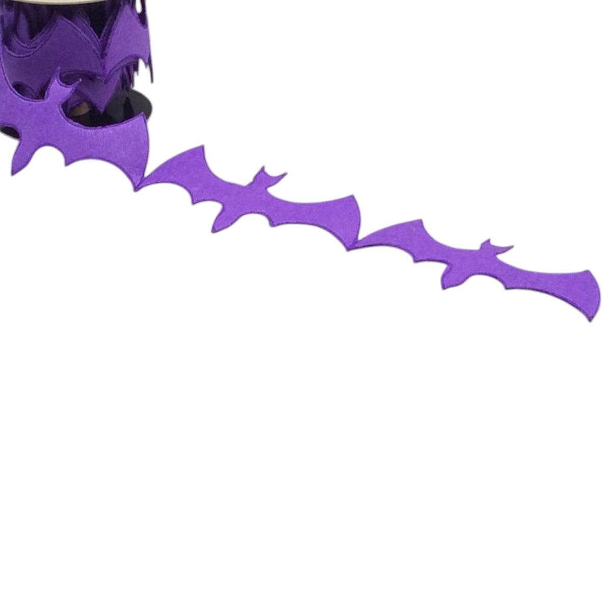 60"  Halloween Purple Bat Felt Garland