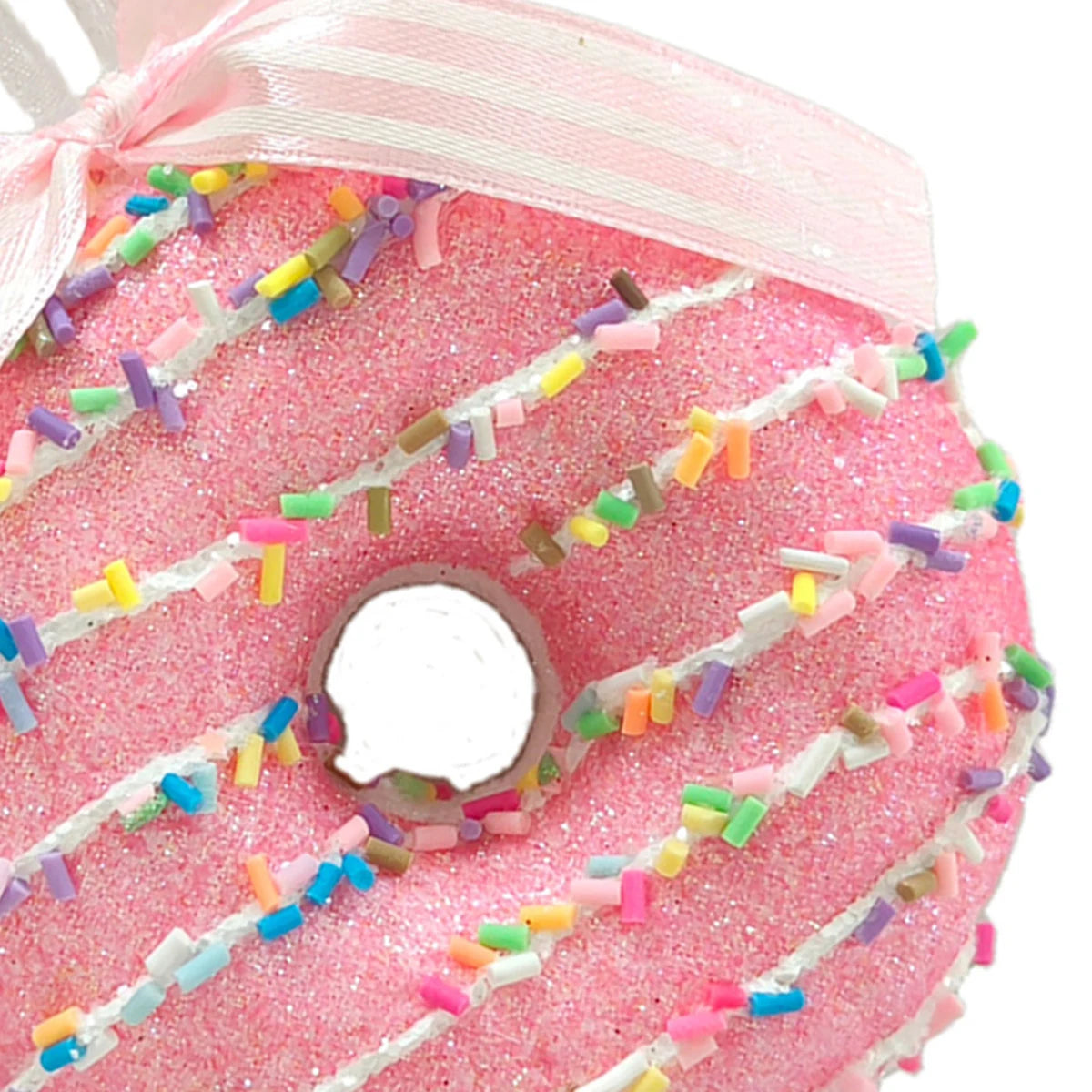 4" Donut Christmas Ornament  Holiday Decor