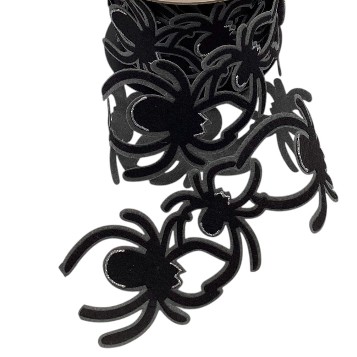 60" Black Spider Halloween Garland
