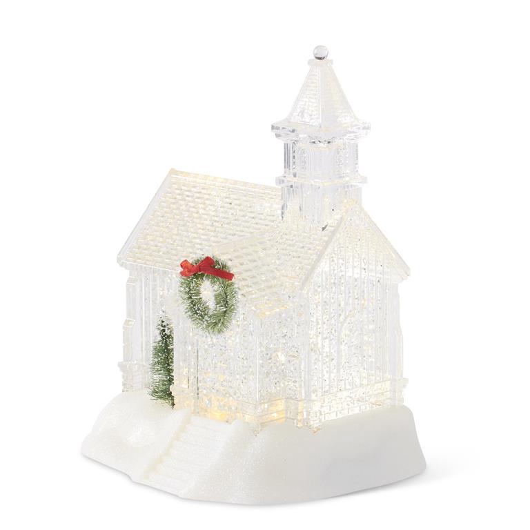 12.25" Cardinal Water Spinning LED Snow Globe – Lighted Christmas Décor with Timer