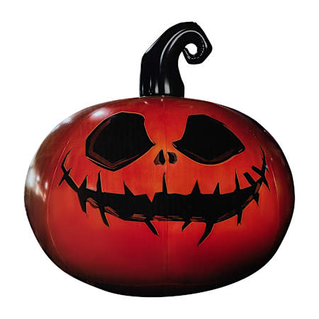 Spooky Jack-O'-Lantern Blowup Inflatable with Twisted Smile – Outdoor Display