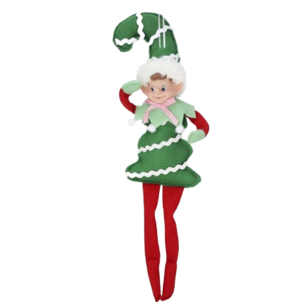 11" Holiday Sweets Elf – Festive Christmas Decoration