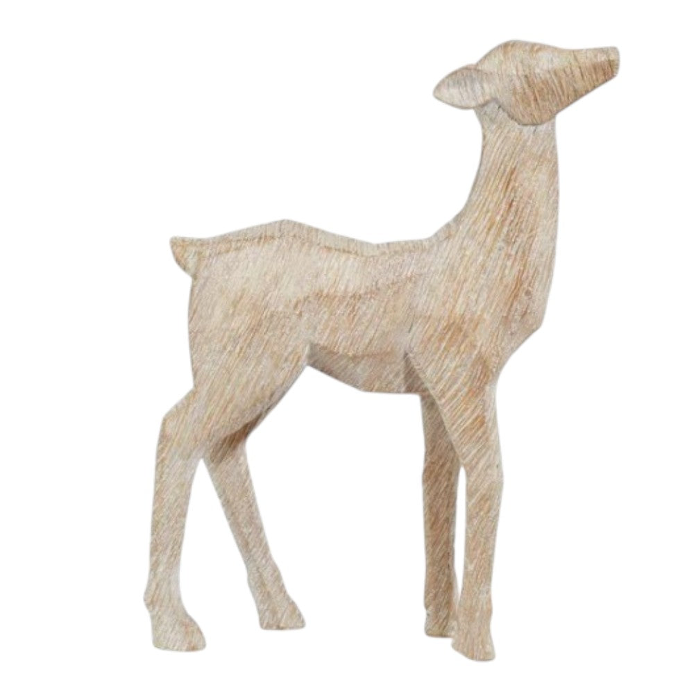 Holiday Deer Family with Trees, Set of 5