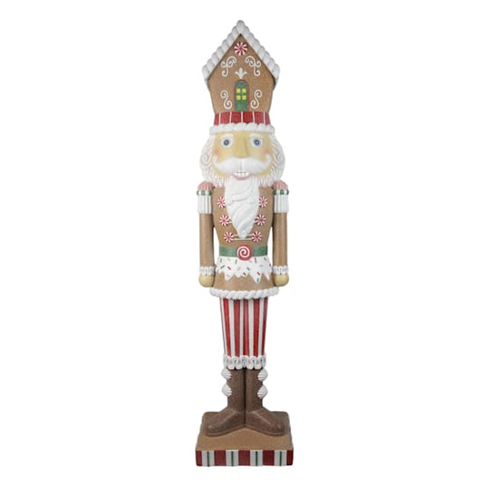 3.5' Gingerbread Lane Nutcracker  – Festive Gingerbread Christmas Figurine
