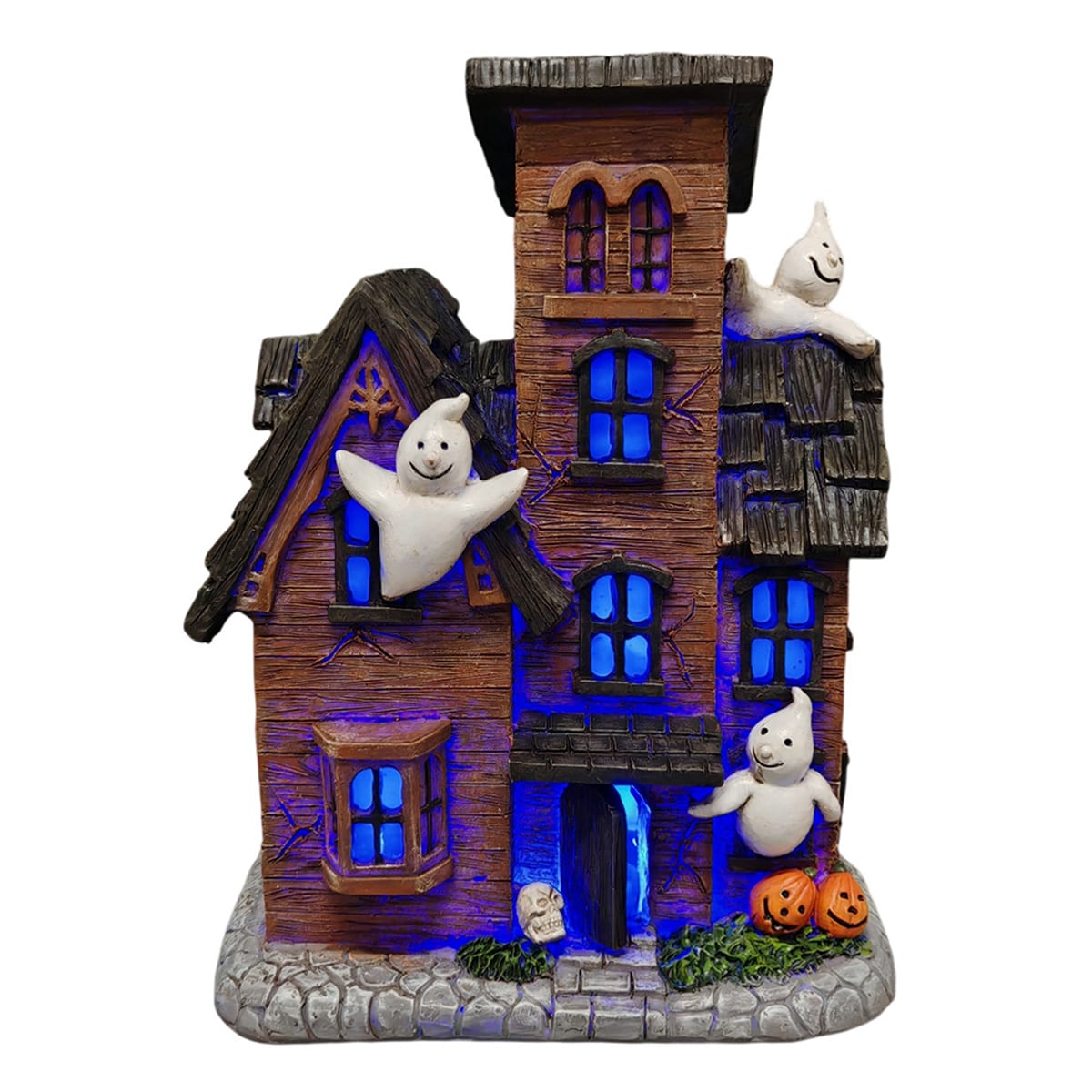 9.4" LED Haunted Halloween House