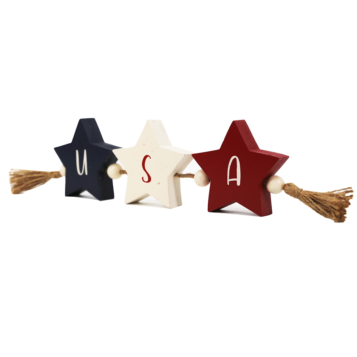 Patriotic USA Star Decor– Red, White & Blue Americana Decor for 4th of July or Memorial Day