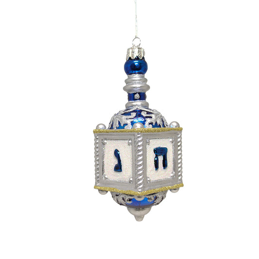 5” Noble Gems™ Dreidel Ornament  Elegant Hanukkah Decoration