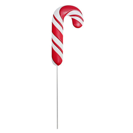 12″ Peppermint Swirl Candy Cane Pick – Festive Holiday Décor Accent
