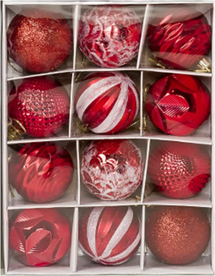 Christmas Tree Ornaments, 34PC Christmas Ball Decoration