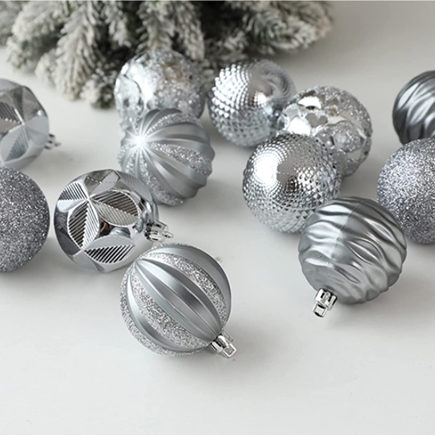 Christmas Tree Ornaments, 34PC Christmas Ball Decoration